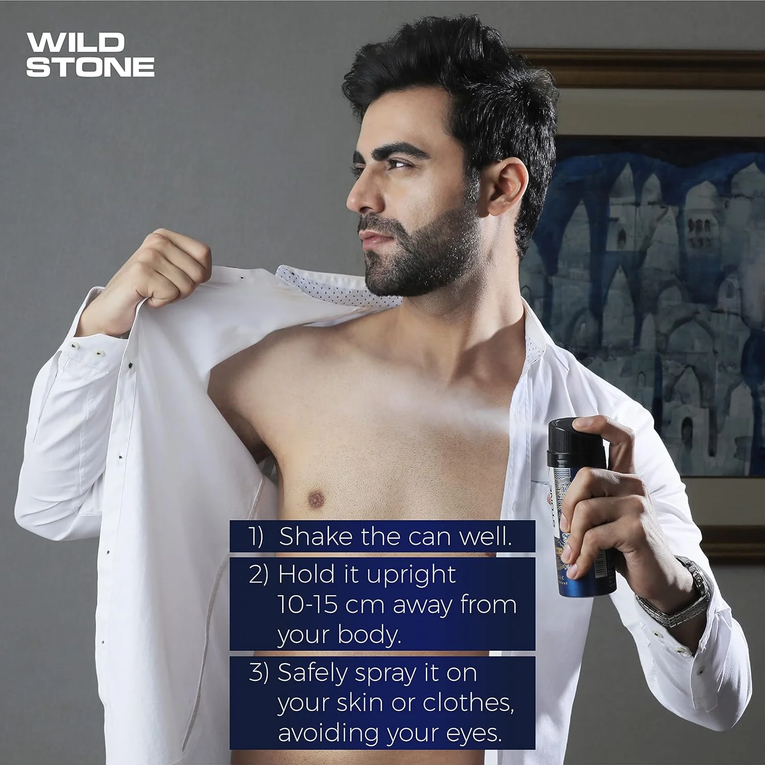 Wild Stone Classic Cologne Body Spray Men Deodorant 675ml 22.8 Fl.oz. | Perfect Gift For Special One - Image 5