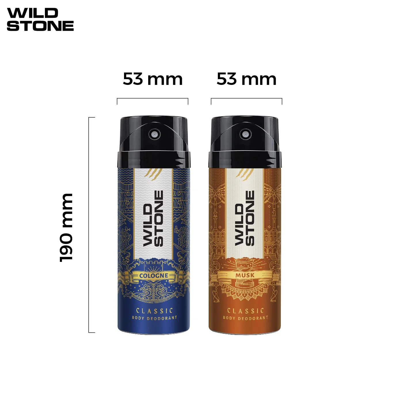 Wild Stone Classic Cologne & Musk Deodorants Body Spray 450ml 15.2 Fl.oz. | Perfect Gift For Husband - Image 4