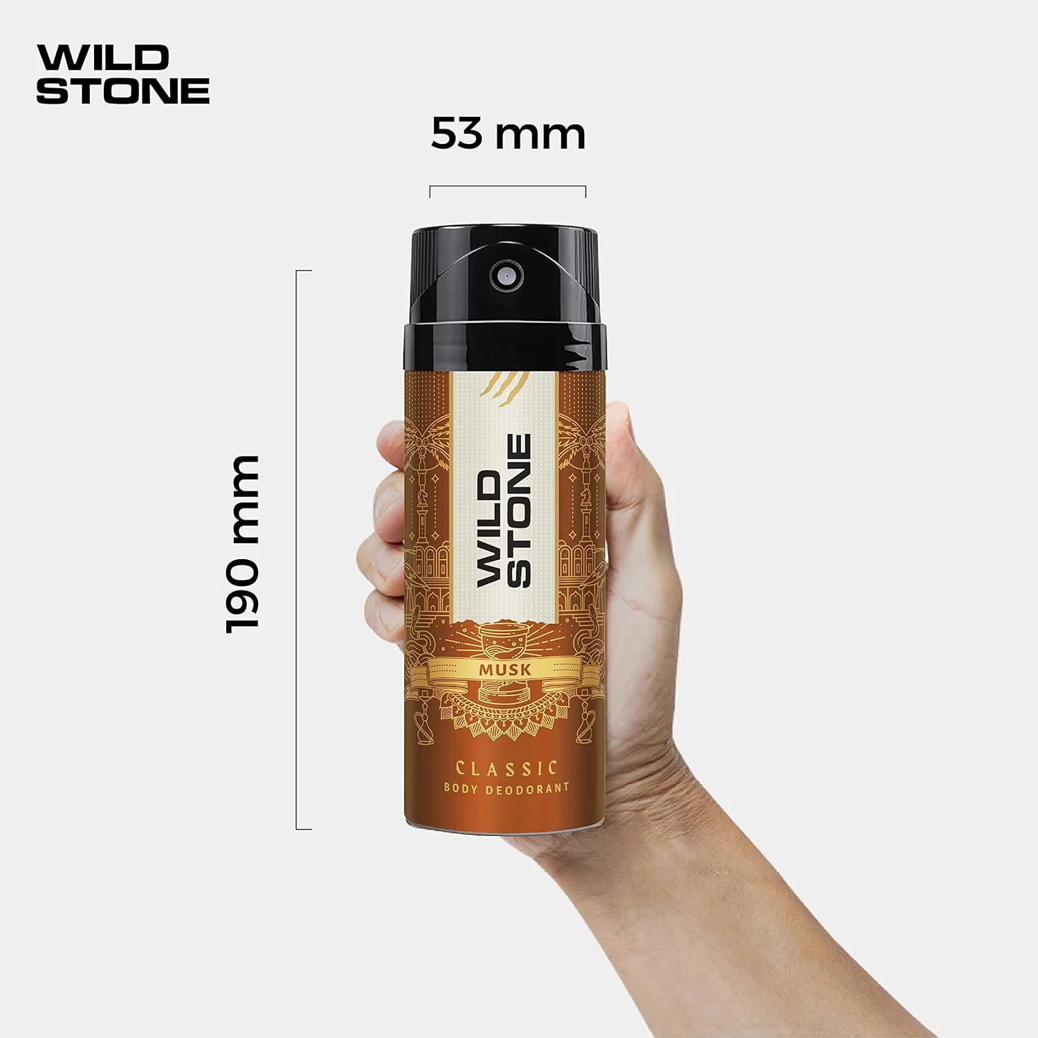 Wild Stone Classic Musk Body Spray Deodorants 450ml 15.2 Fl.oz. | Perfect Birthday Gift Set For Brother - Image 4