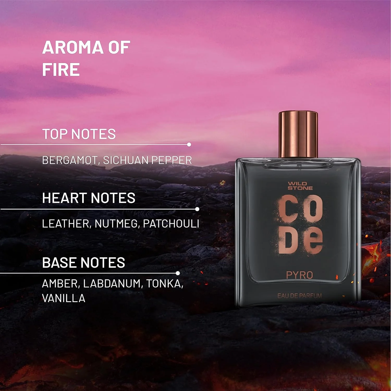 Wild Stone Code Pyro Eau De Parfum 100ml 3.4 Fl.oz.| Perfect Gift For Husband | Long Lasting Fragrance - Image 5