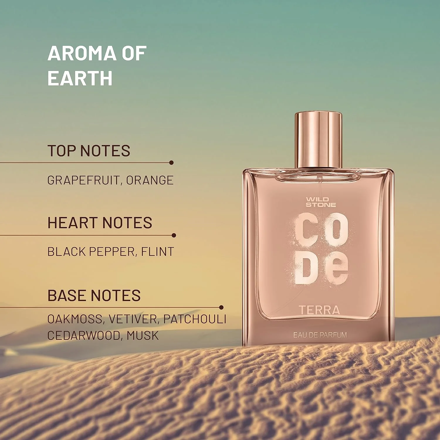 Wild Stone Code Terra Eau De Parfum 8ml 0.2 Fl.oz. | Perfect Gift For Brother | Long Lasting Perfume - Image 3