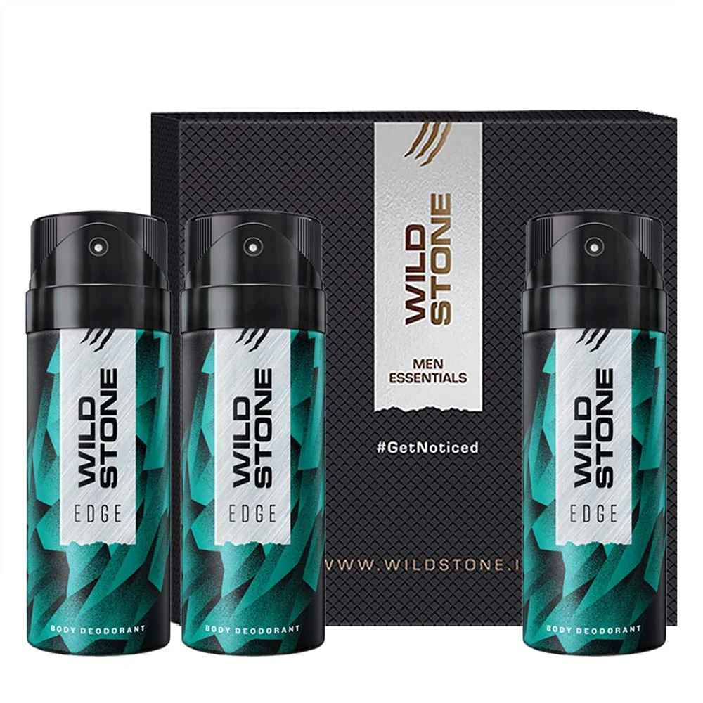 Wild Stone Edge Body Spray Deodorant For Men 450ml 15.2 Fl.oz. Pack Of 3 | Perfect For Use All Seasons - Image 4