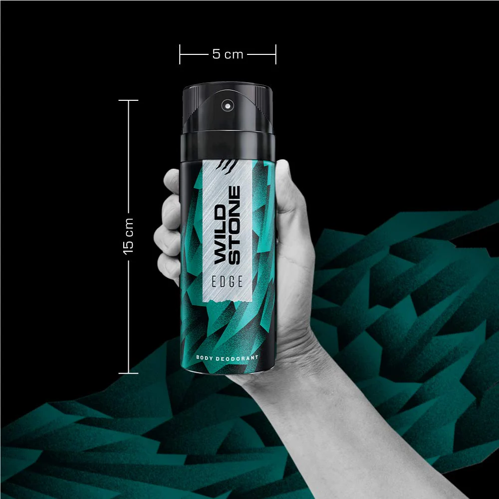 Wild Stone Edge Body Spray Deodorant For Men 450ml 15.2 Fl.oz. | Perfect For Use Every Day | Pack Of 3 - Image 3