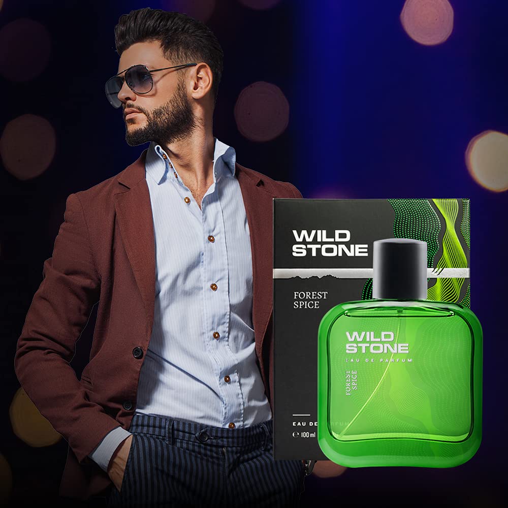 Wild Stone Forest Spice & Hydra Energy EDP Perfume 60ml 2.0 Fl.oz. | Perfect Gift For Boyfriend | Pack Of 2 - Image 7