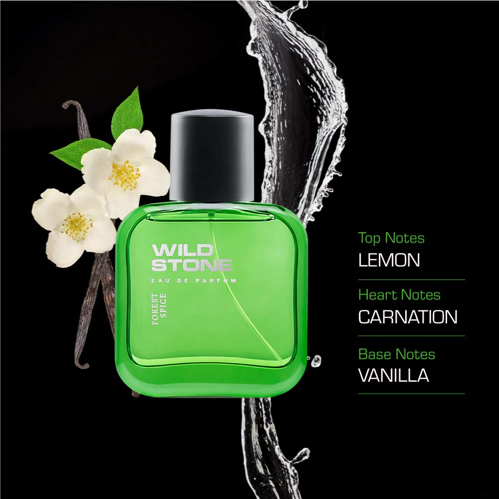 Wild Stone Forest Spice Men Eau De Perfume 150ml 5.0 Fl.oz.| Perfect For Partywear | Pack Of 3 - Image 4