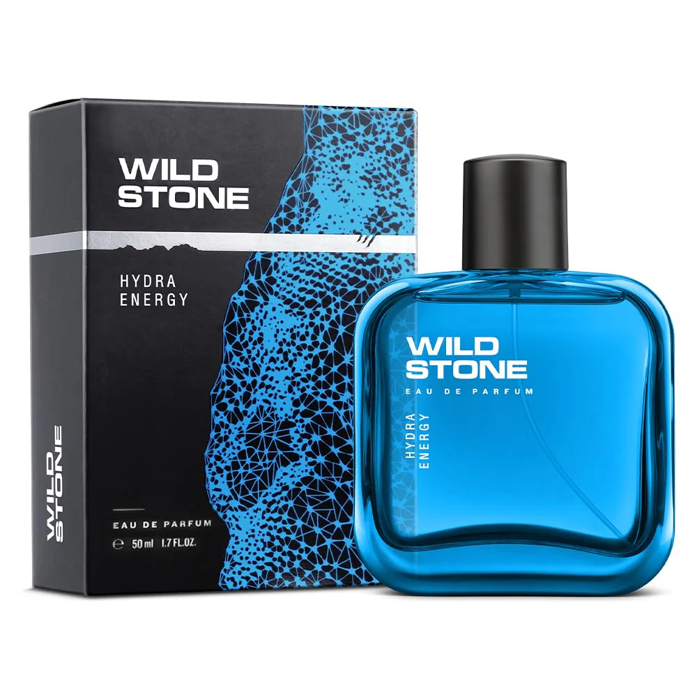 Wild Stone Hydra Energy Eau De Parfum For Men 50ml 1.6 Fl.oz. | Long Lasting Fragrance