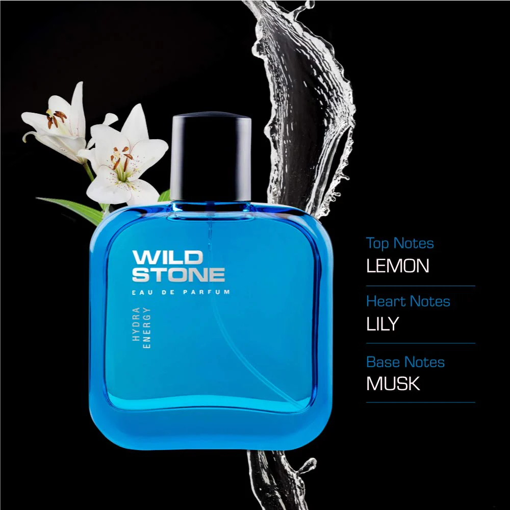 Wild Stone Hydra Energy Eau De Perfume Pack Of 3 For Men 300ml 10.1 Fl.oz.| Long Lasting Fragrance - Image 4