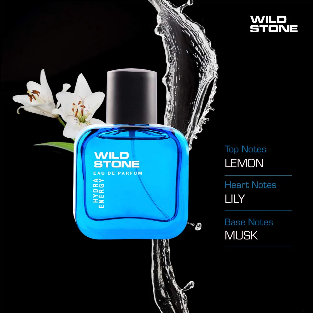 Wild Stone Hydra Energy EDP 100ml 3.4 Fl.oz. Pack Of 2 | For Men Body Spray Perfume | Long Lasting - Image 3