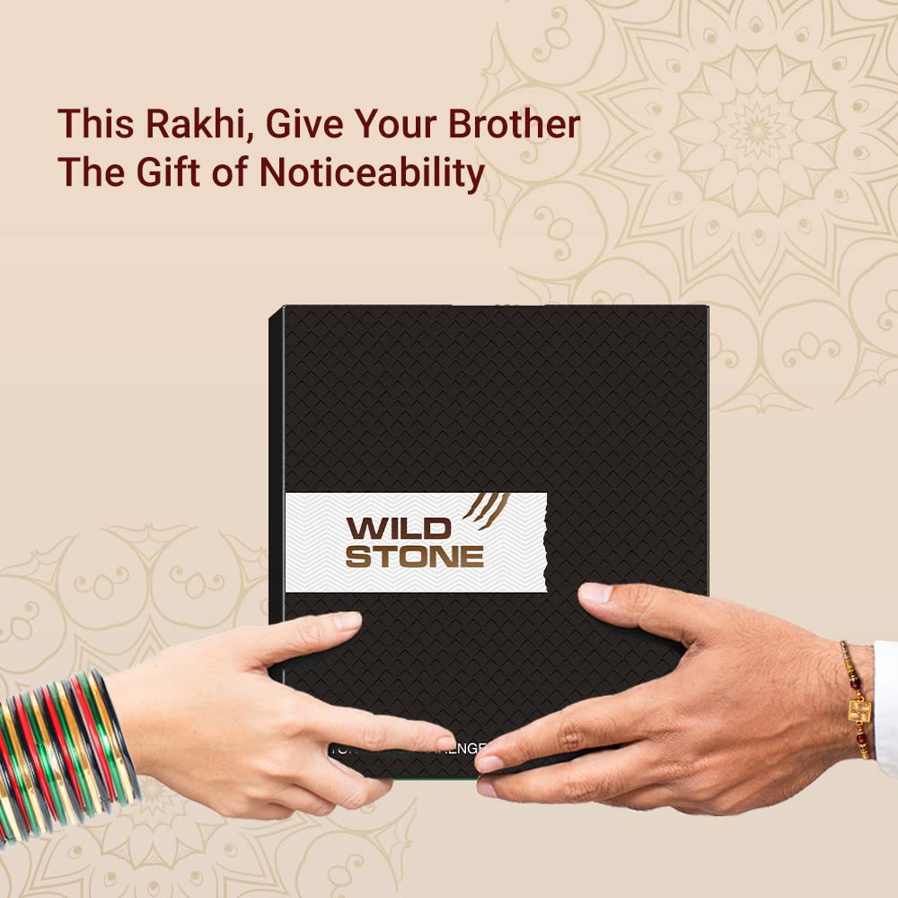 Wild Stone Hydra Energy & Red Eau De Perfume With Rakhi 60ml 2.0 Fl.oz. Pack Of 2 | Perfect Gift Hamper For Brother - Image 2