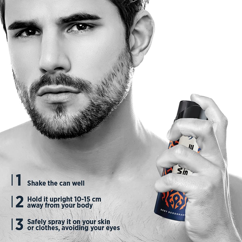Wild Stone Legend Body Spray Deodorants 300ml 10.1 Fl.oz.| Long Lasting Fragrance | Pack Of 2 - Image 3