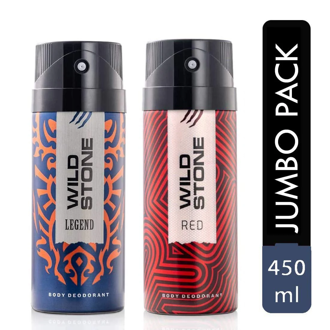 Wild Stone Legend & Red Deodorants Body Spray 450ml 15.2 Fl.oz. | Perfect Gift Set For Brother - Image 4