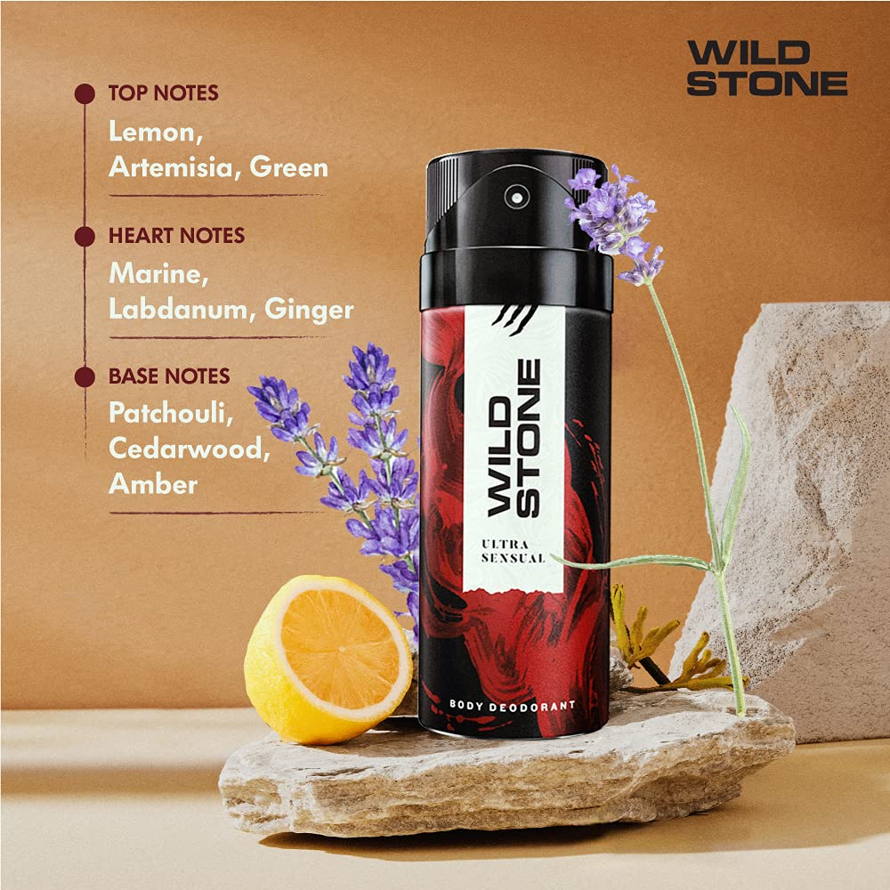 Wild Stone Legend & Ultra Sensual Long Lasting Body Spray Deodorants For Men 450ml 15.2 Fl.oz. | Long Lasting - Image 2