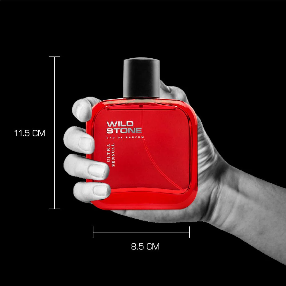 Wild Stone Ultra Sensual Eau De Perfume Pack Of 3 For Men 300ml 10.1 Fl.oz. | Perfect Use For Wedding - Image 5