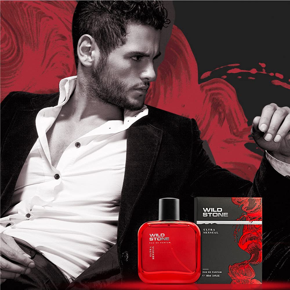 Wild Stone Ultra Sensual Eau De Perfume Pack Of 3 For Men 300ml 10.1 Fl.oz. | Perfect Use For Wedding - Image 6
