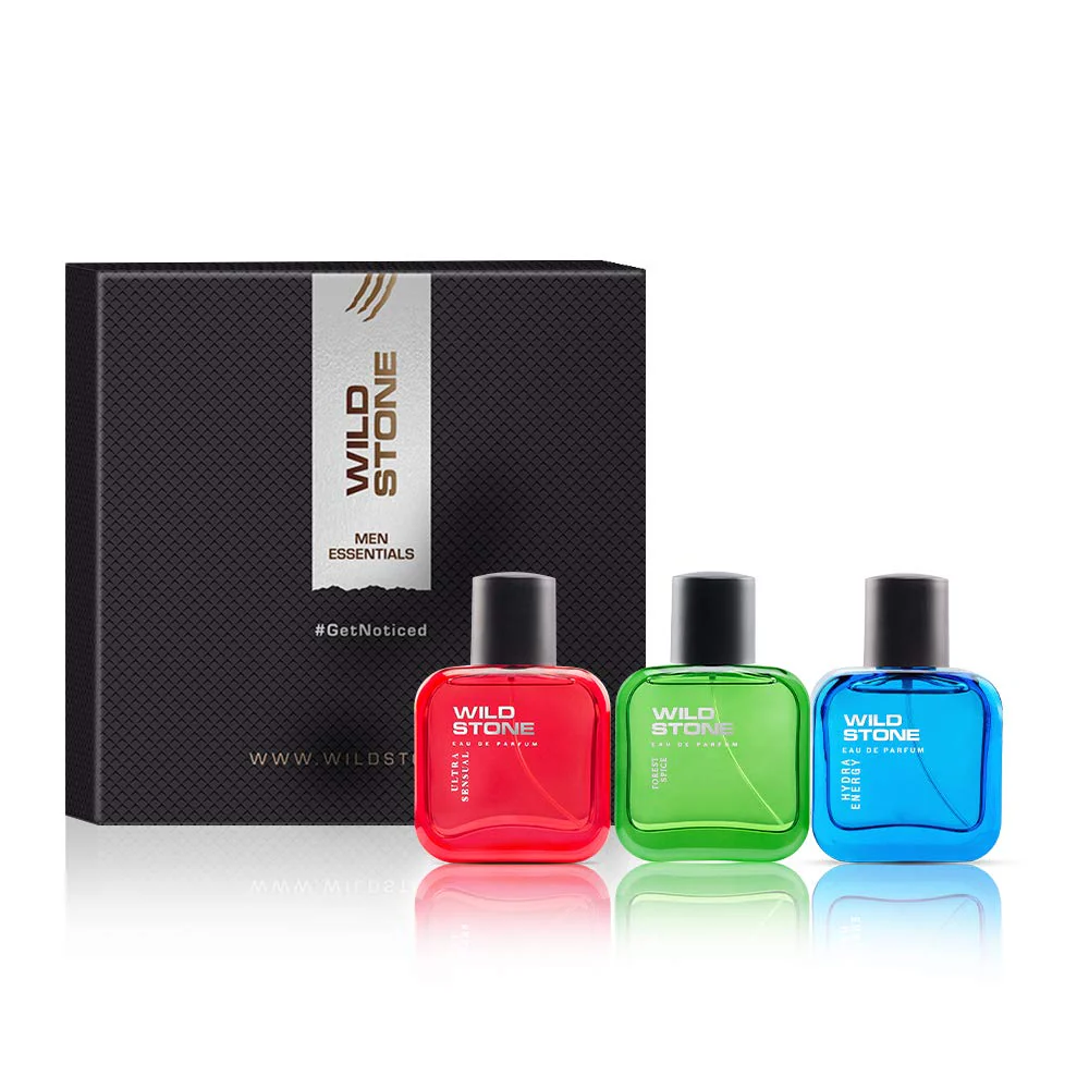 Wild Stone Ultra Sensual, Forest Spice & Hydra Energy Perfume 90ml 3.0 Fl.oz. Pack Of 3 | Perfect Gift Set For Men - Image 3