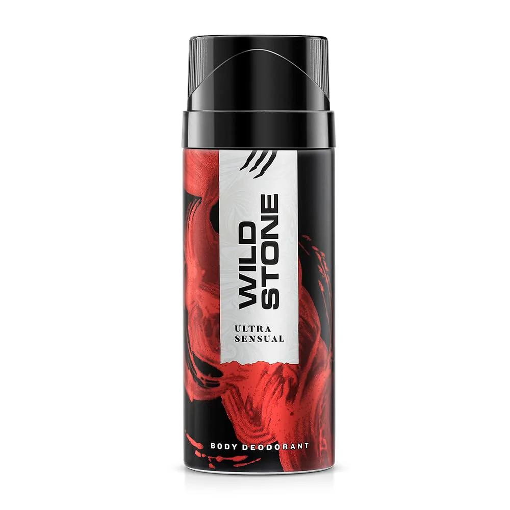 Wild Stone Ultra Sensual Long Lasting Body Deodorant For Men 225ml 7.6 Fl.oz.| Perfect For Dailywear - Image 3