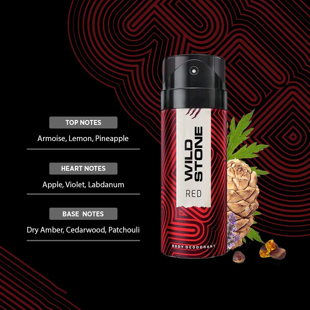 Wild Stone Ultra Sensual Red & Legend Deodorants Body Spray 600ml 20.2 Fl.oz. | Perfect Gift Set For Men | Pack Of 3 - Image 4