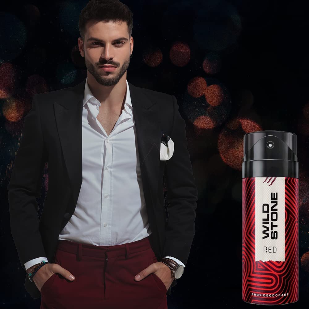 Wild Stone Ultra Sensual Red & Legend Deodorants Body Spray 600ml 20.2 Fl.oz. | Perfect Gift Set For Men | Pack Of 3 - Image 7