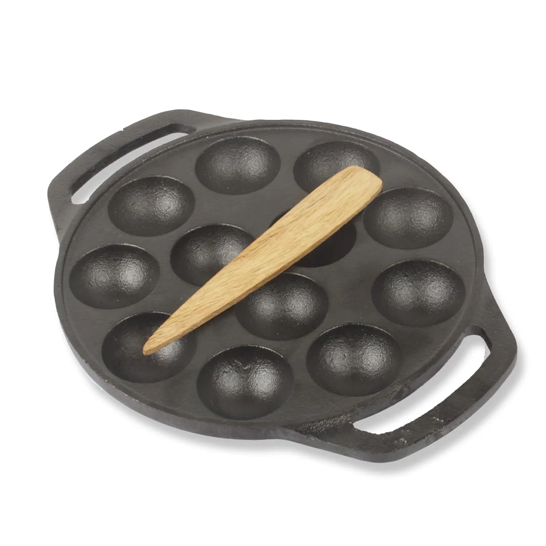 Wooden Paniyaram Spatula Or Flipper - 16 Cm, 0.07 Kg, Heat Resistant | Comfortable Grip, Food-Safe, 100% Toxin-Free - Image 4