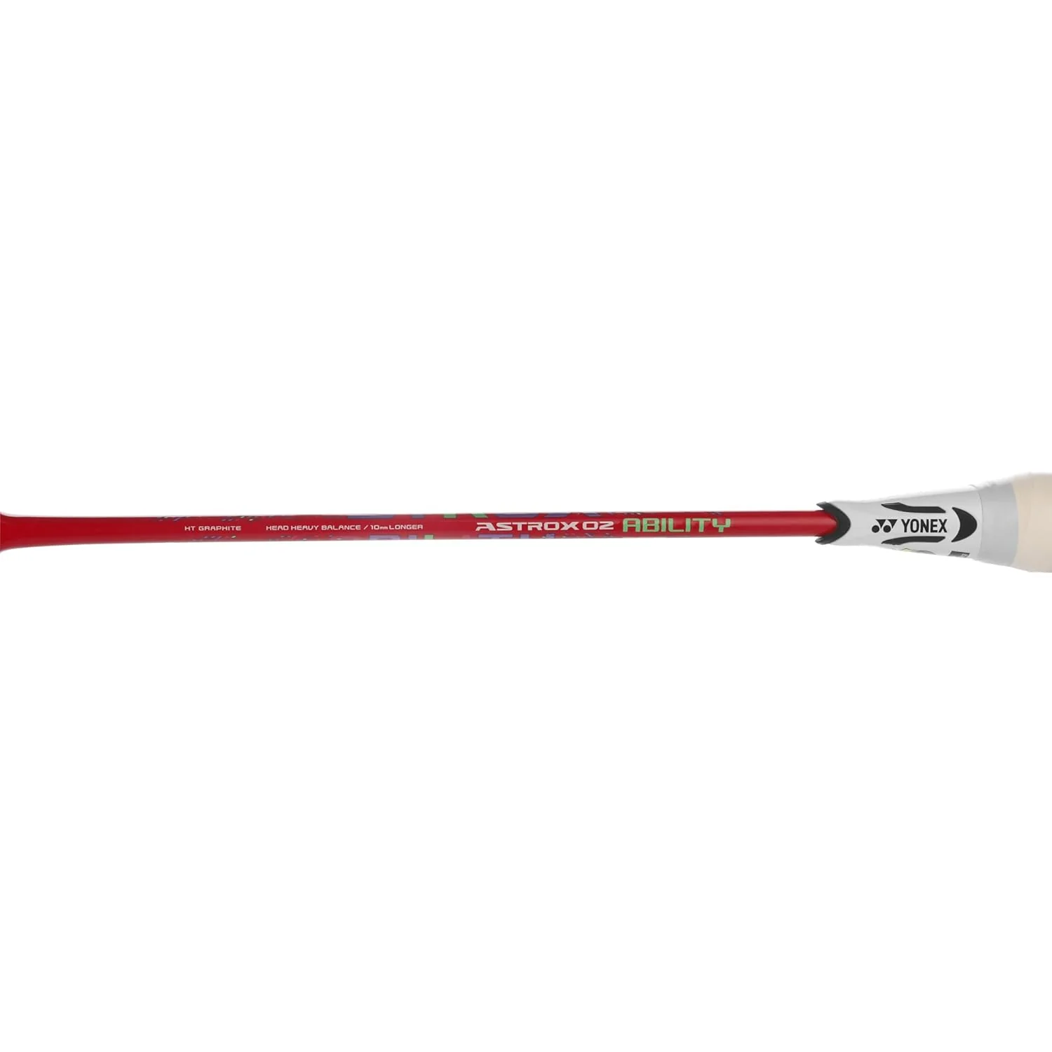 Yonex ASTROX 02 ABILITY Carbon Graphite Badminton Racquet, G4 4U Colour - Red, Grip Size - 3 1/4 Inches - Image 5