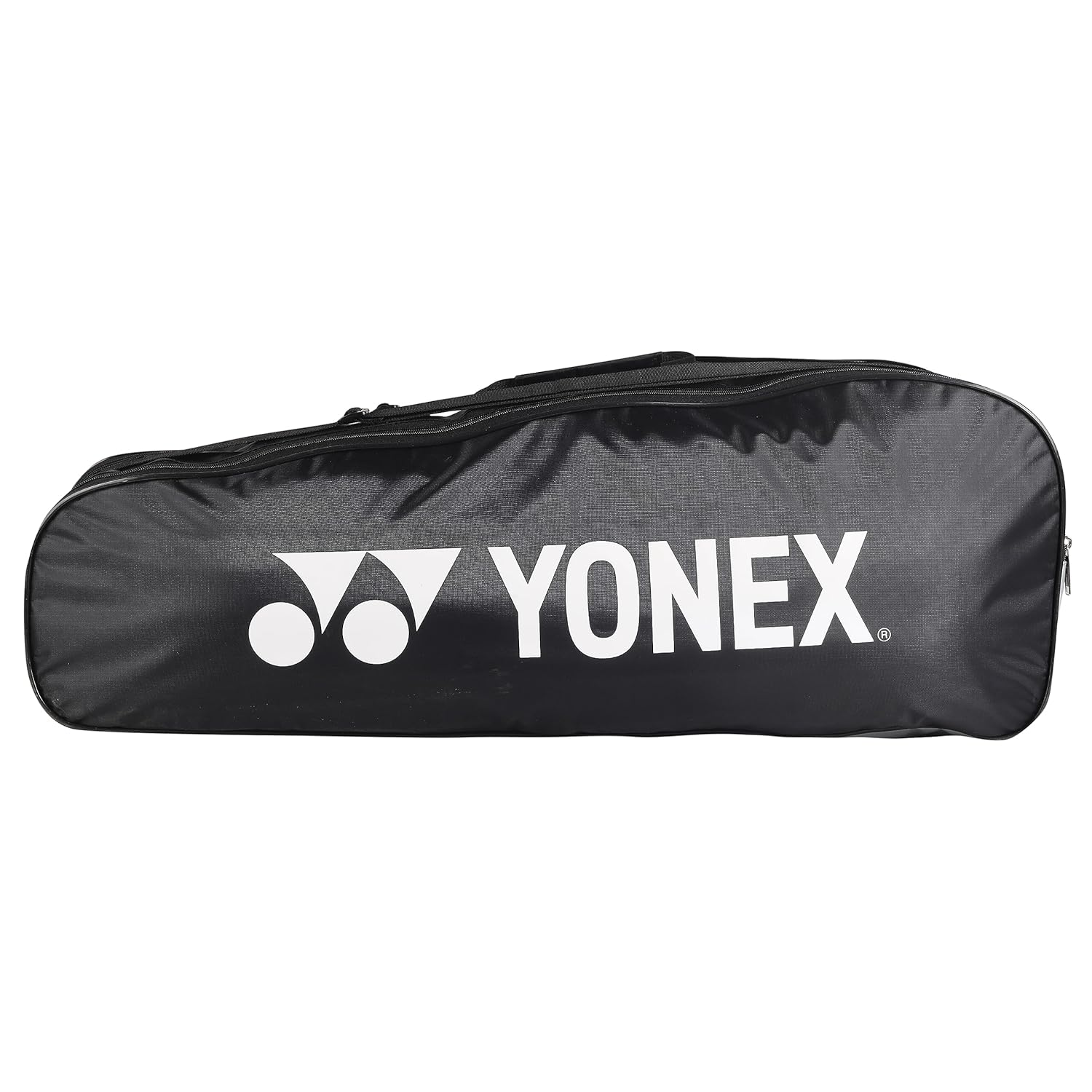 Yonex Badminton Kitbag BT5, 2 Zipper Compartment For Storage Of 3 Rackets & Clothes | Colour - Black & Grey, Size - Small, Material - Nylon - Image 3
