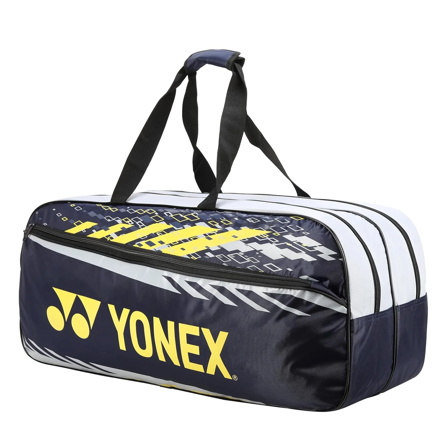 Yonex Badminton Tournament Bag 2331 T02, Colour - Navy Golden Kiwi, Material - Polyurethane, Size - Large - Image 4