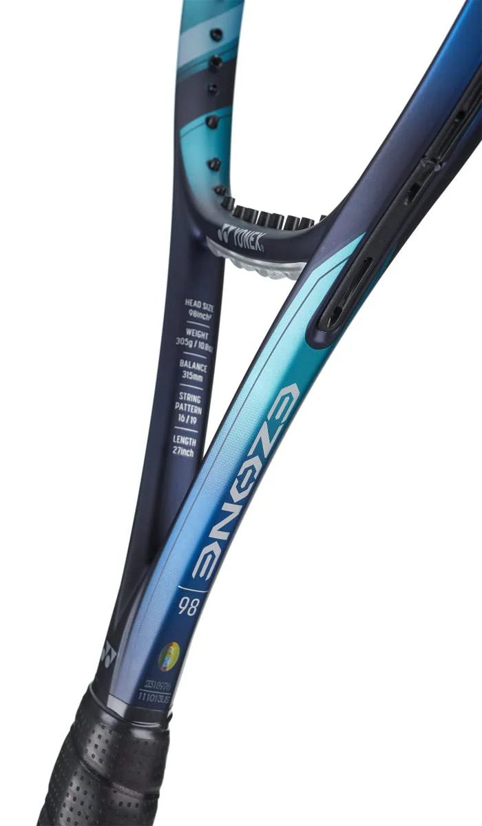 Yonex EZONE 98 Tennis Racquet, Colour - Sky Blue, G3, Grip Size - 4 1/2 inches, Material - Graphite - Image 3