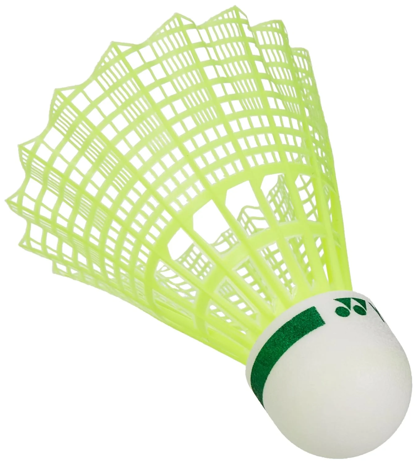 Yonex MAVIS 10 Nylon Badminton Shuttlecock, Colour - Yellow, Green Cap, Pack Of 6 - Image 6