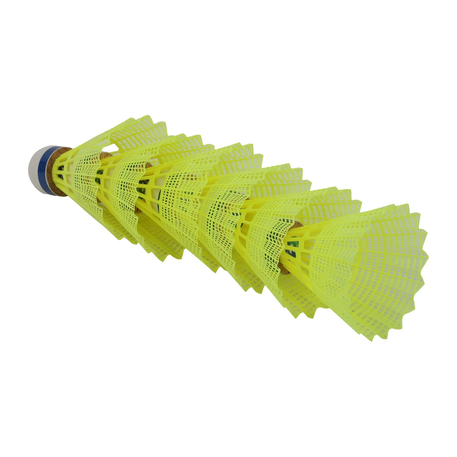 Yonex MAVIS 350 Badminton Nylon Shuttlecocks, Blue Cap, Colour - Yellow, Pack Of 6 Shuttles - Image 5